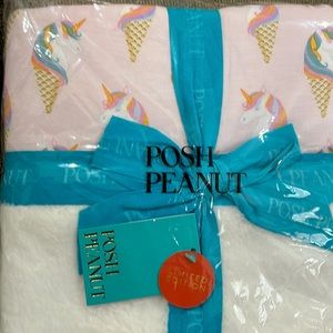 NWT! Posh Peanut Unicorn Ice Cream Plush Patoo